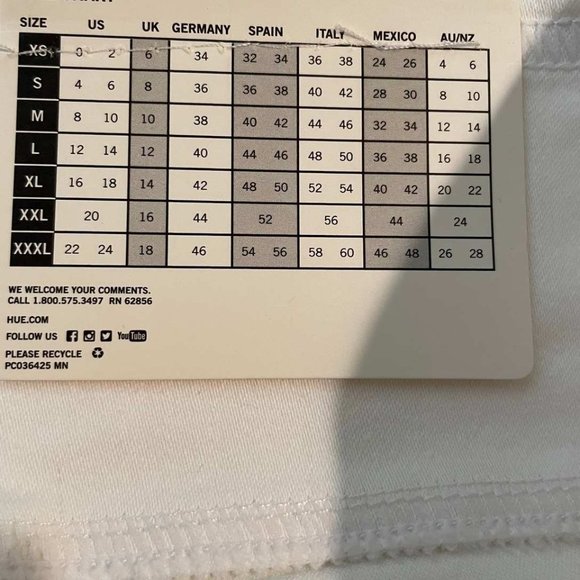 HUE Original Smoothing Denim Leggings XXX LARGE (818) - Picture 7 of 7